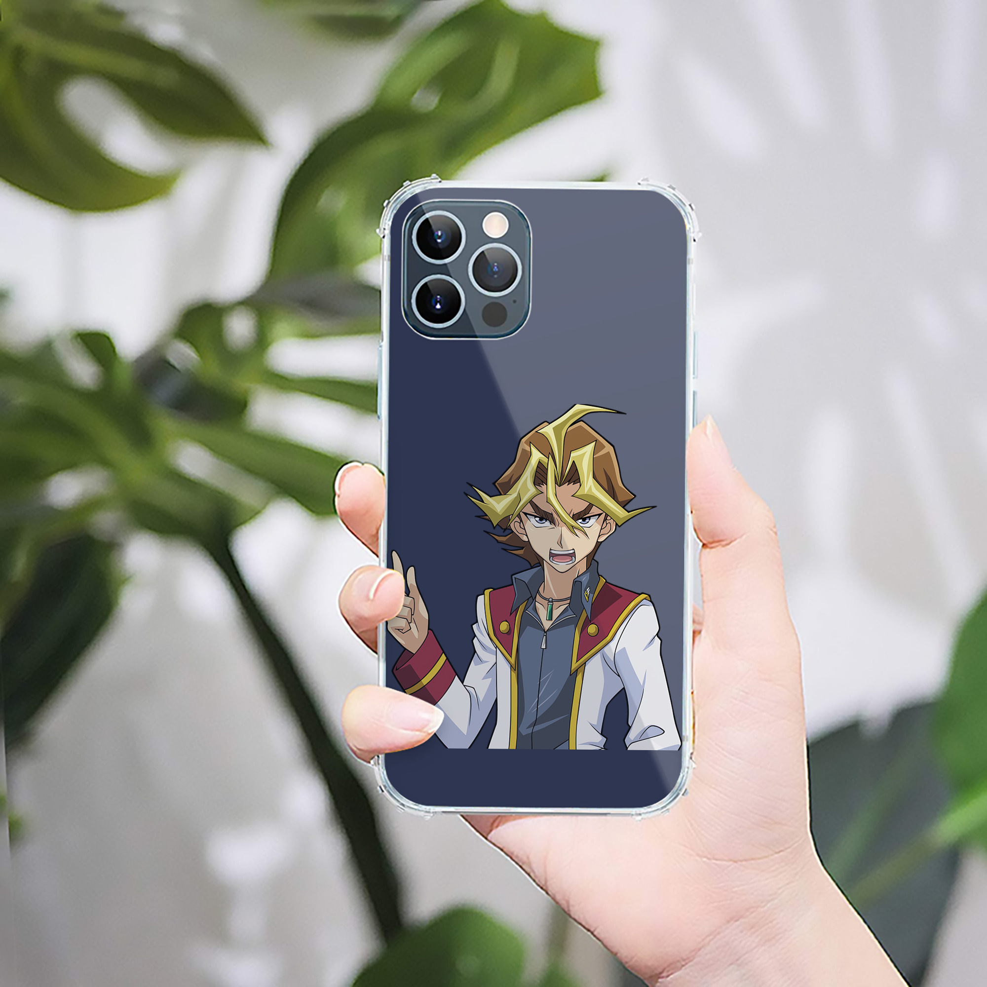 （画像用） 遊☆戯☆王 Yu-Gi-Oh! 【iPhone 12シリーズ対応】透明スマホケース（クリアソフトケース）
